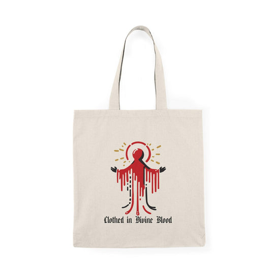 Clothed in Divine Blood Tote Bag