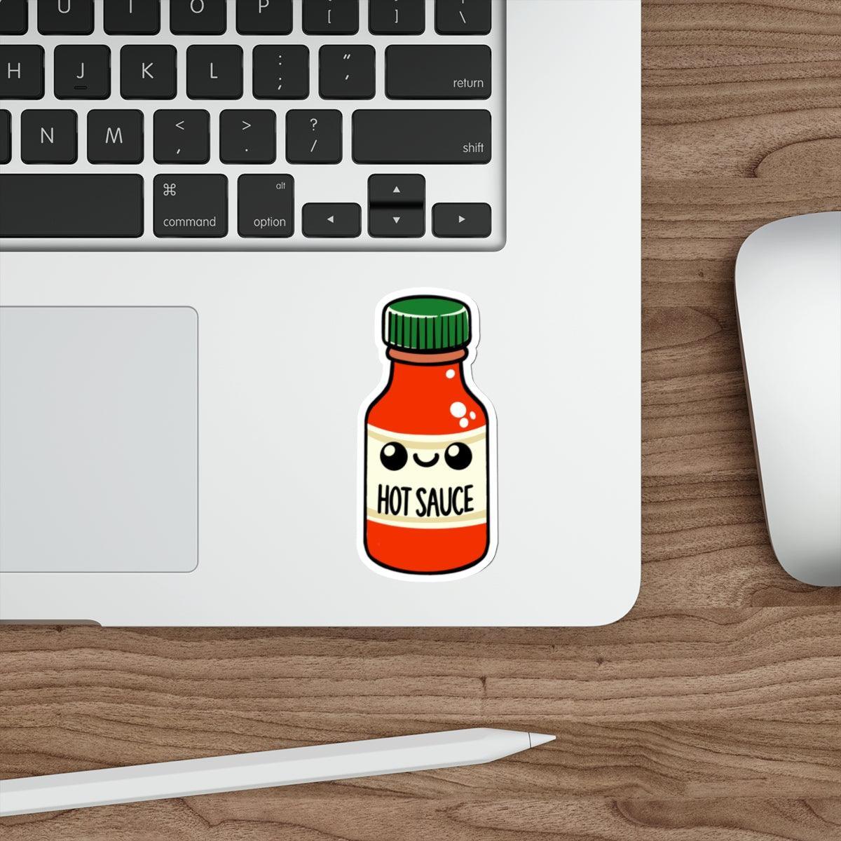 Cartoon Hot Sauce Sticker – Spicy Vinyl Food Sticker