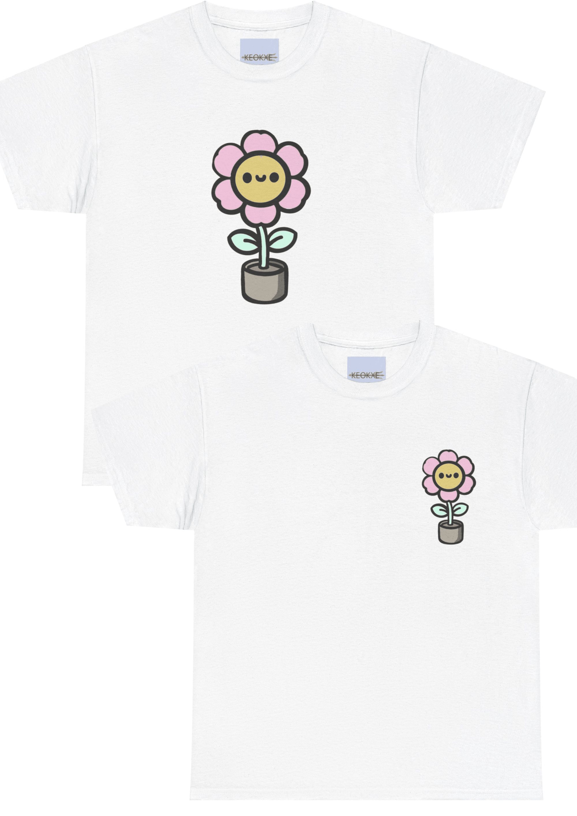 Cartoon Flower T-Shirt – Cute Nature-Inspired
