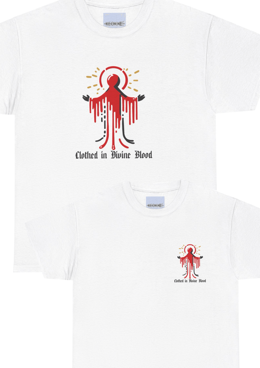 Clothed in Divine Blood – Gothic Power T-Shirt