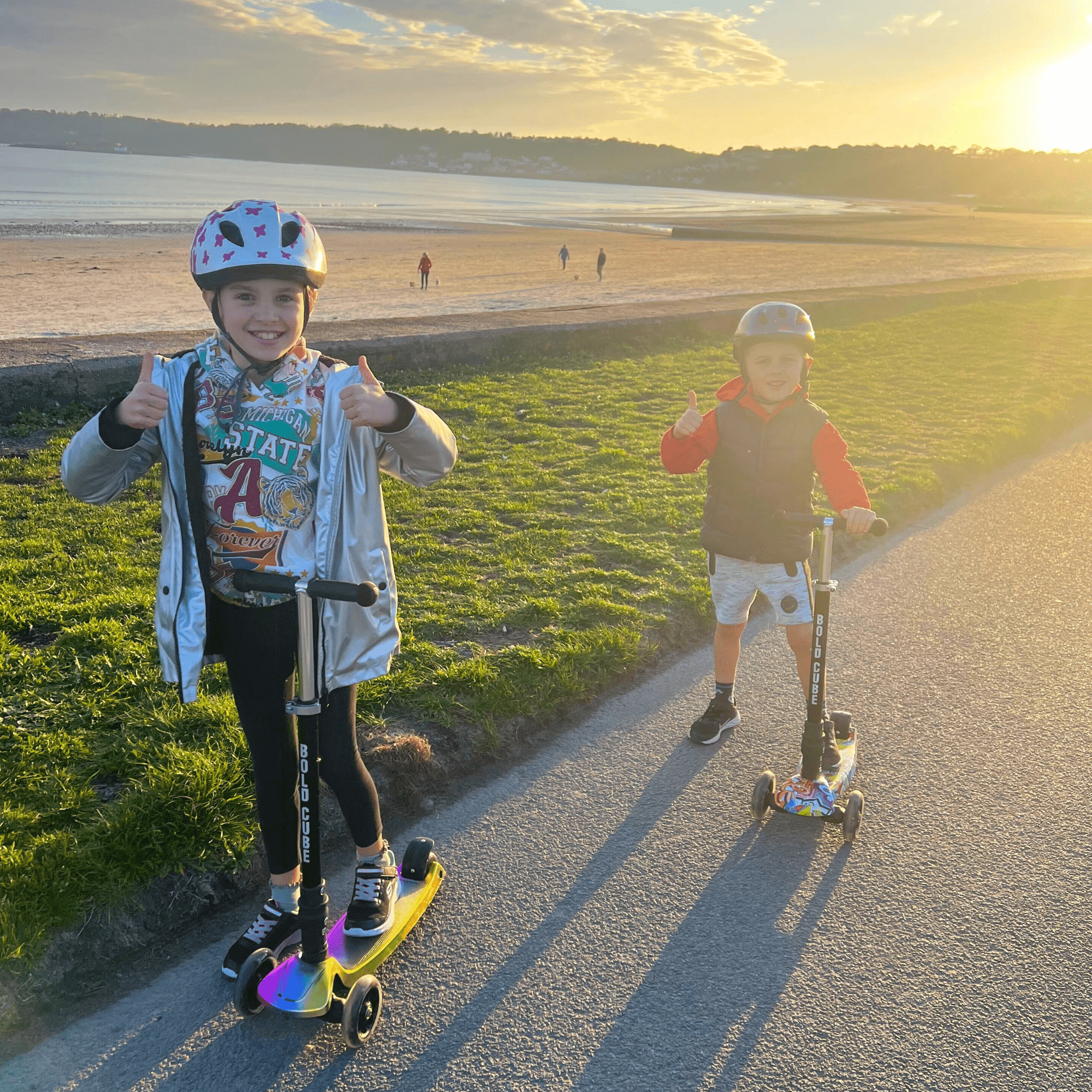 Dark Night - Big 3 Wheel Scooter - mezetto