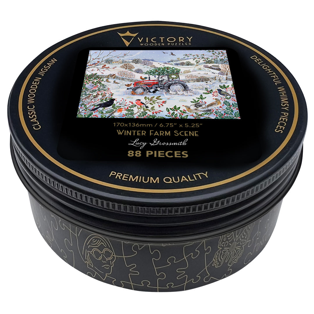 Winter Farm Scene MINI QT