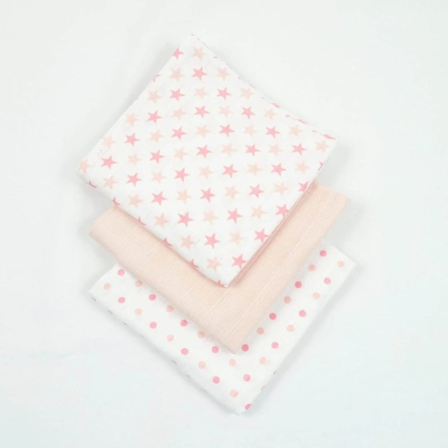 MuslinZ 6 Pack Muslin Squares 70x70cm - Pink