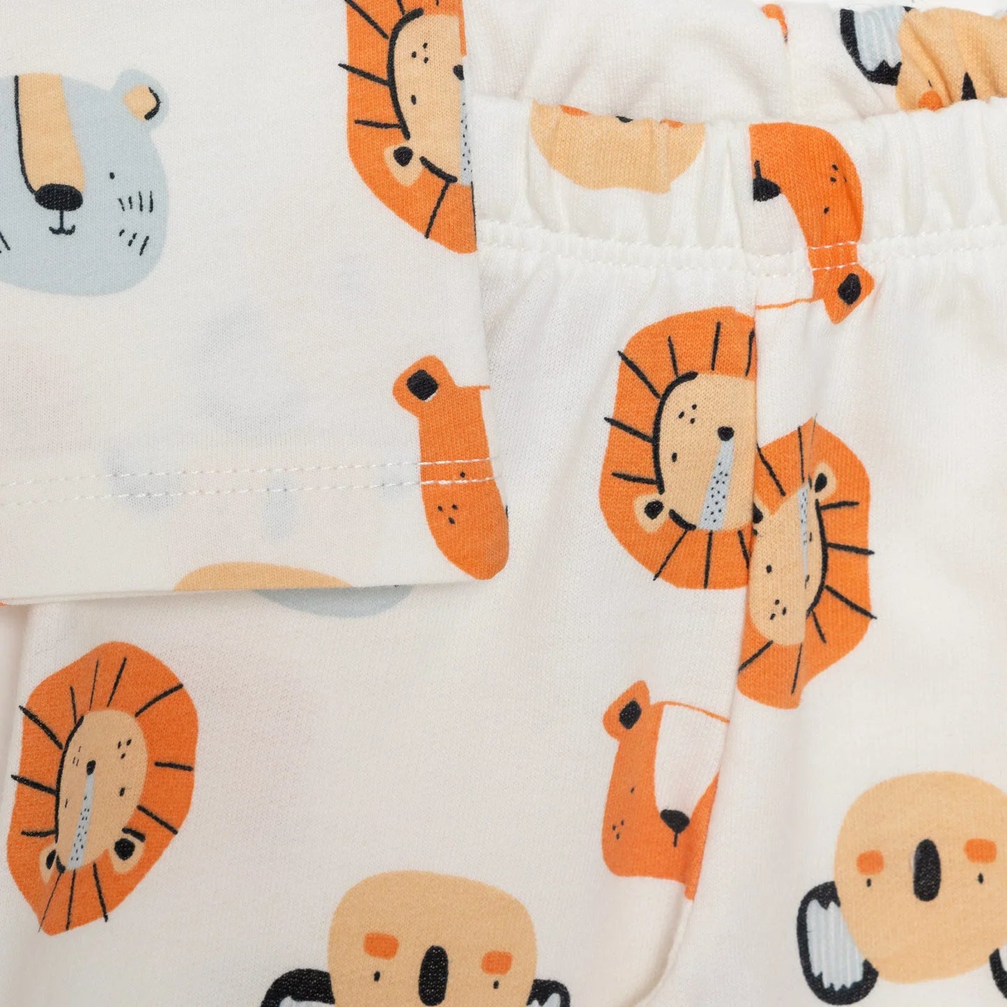 HelloBaby Boy Tshirt-Short - Ecru