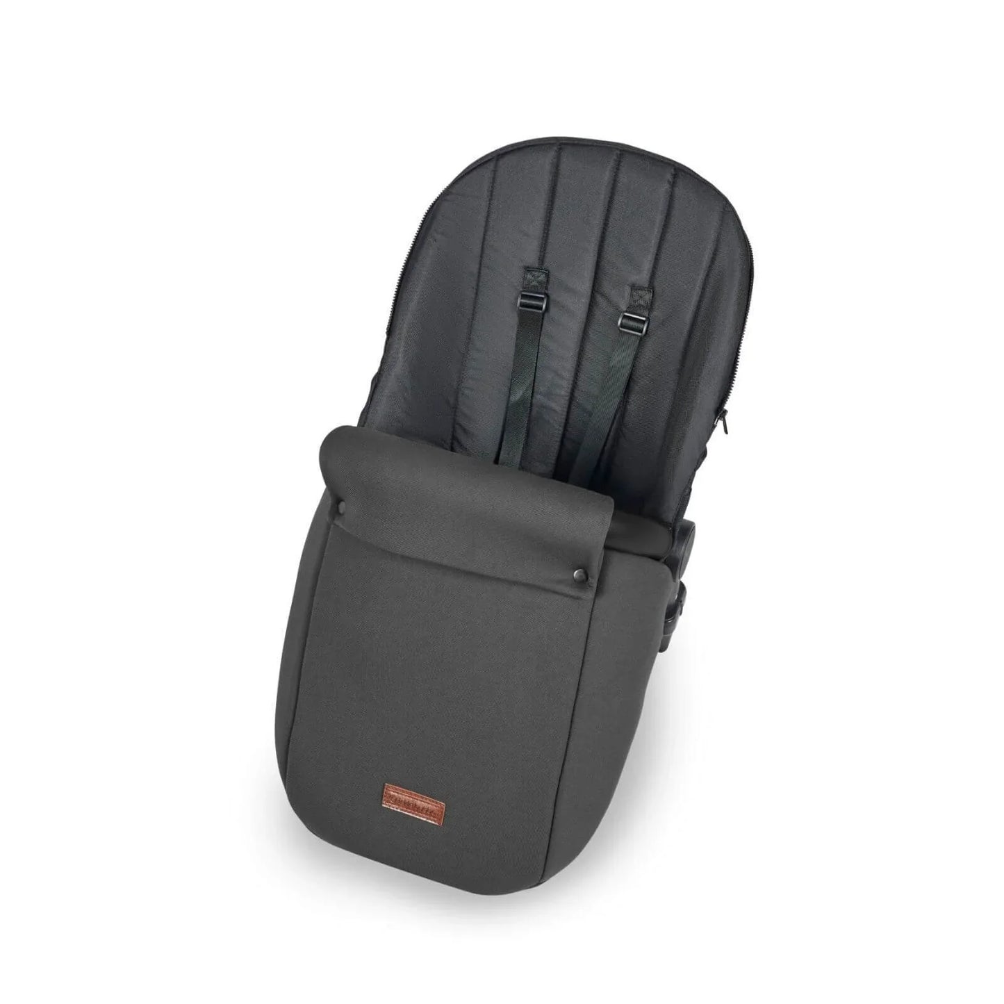 Ickle Bubba Stomp Luxe 2-in-1 Pushchair & Carrycot - Black/Charcoal Grey/Black