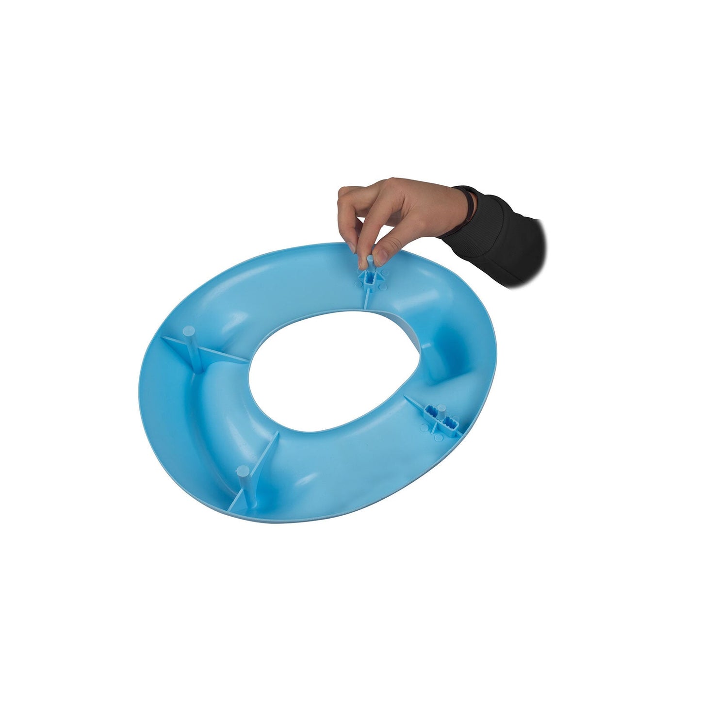 Plastic Toilet Adapter - Blue