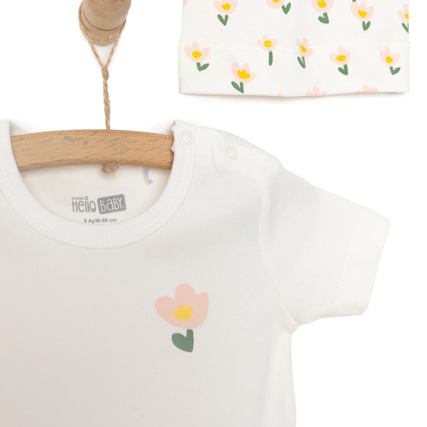 HelloBaby Girl Newborn Set 4 pcs - Pink