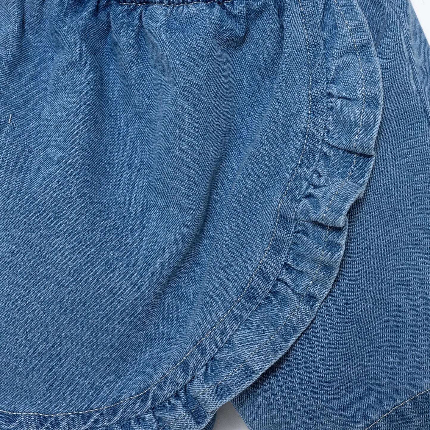 HelloBaby Spring Memories Girl Denim Short - Indigo