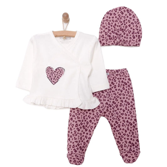 HelloBaby Jumpsuit-Hat - Ecru