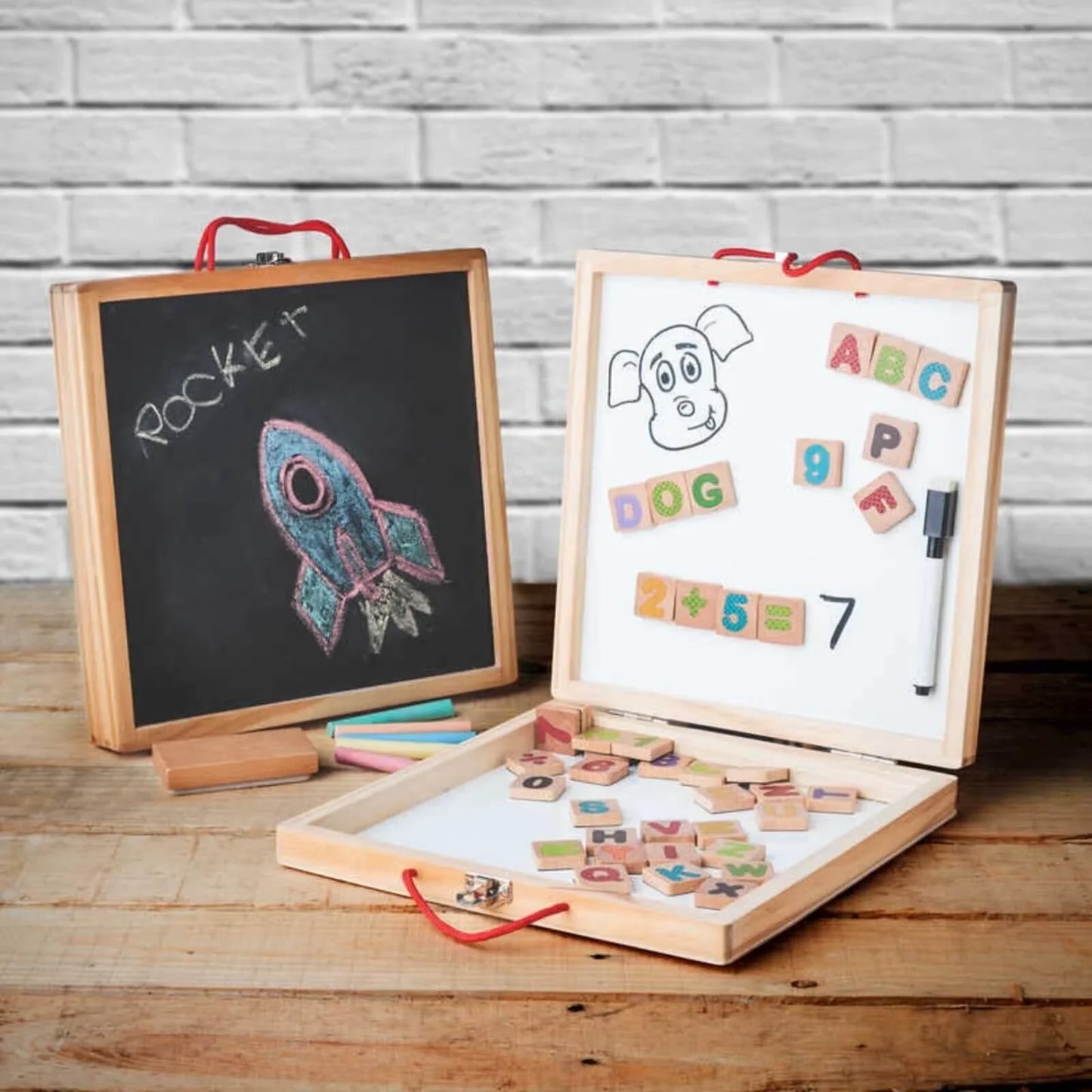 Tobar-Wooden 3-in-1 Activity Case