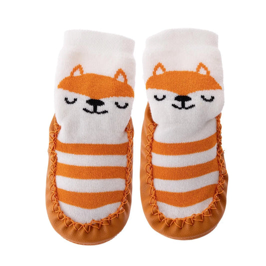 HelloBaby Rattle Socks - Orange
