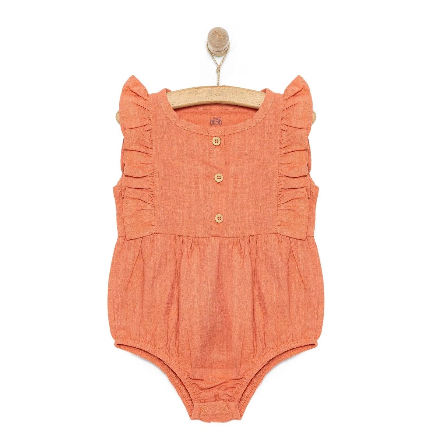 HelloBaby Baby Girl Athlete Bodysuit - Vermilion