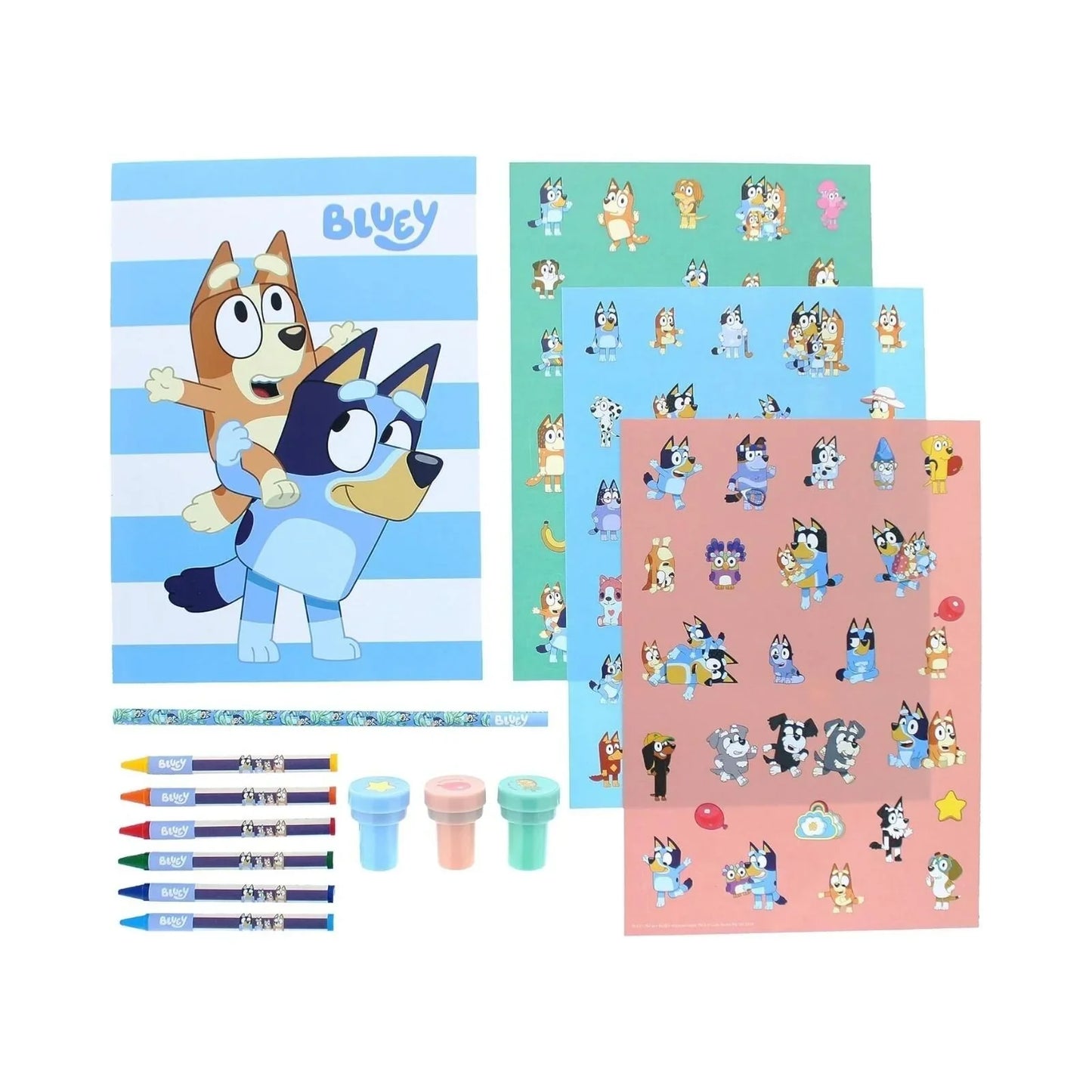 Bluey Stick & Stamp Set