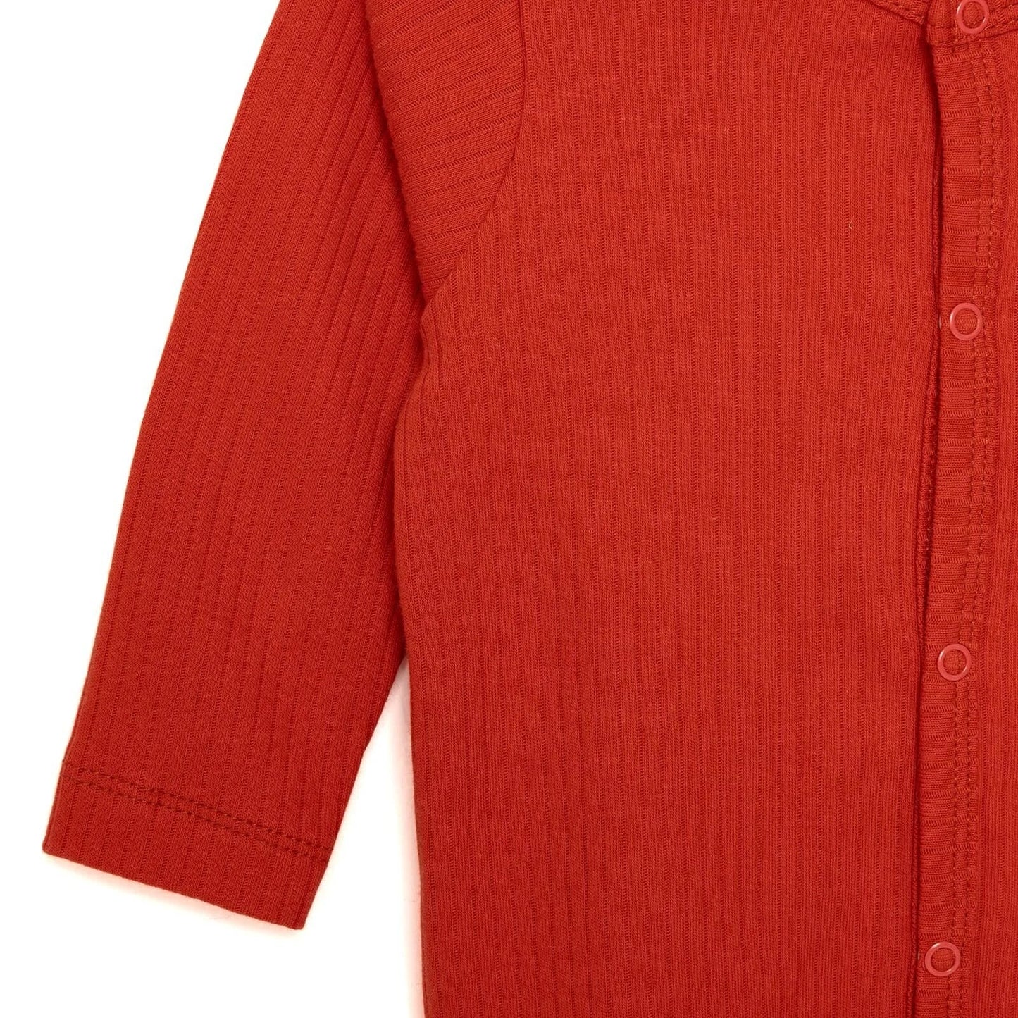 HelloBaby Newborn Girl Footed Jumpsuit - Vermilion