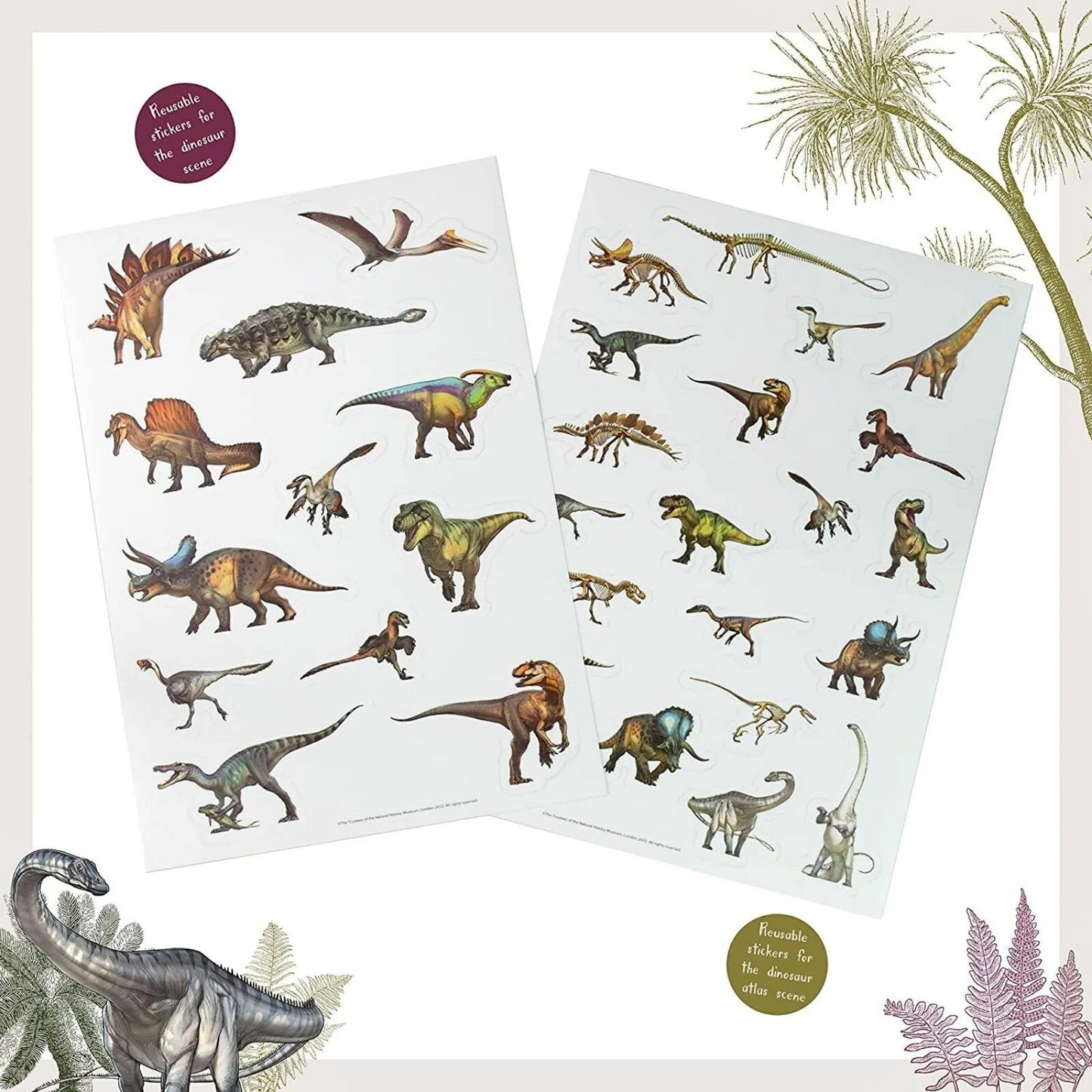 National History Museum Sticker Scene