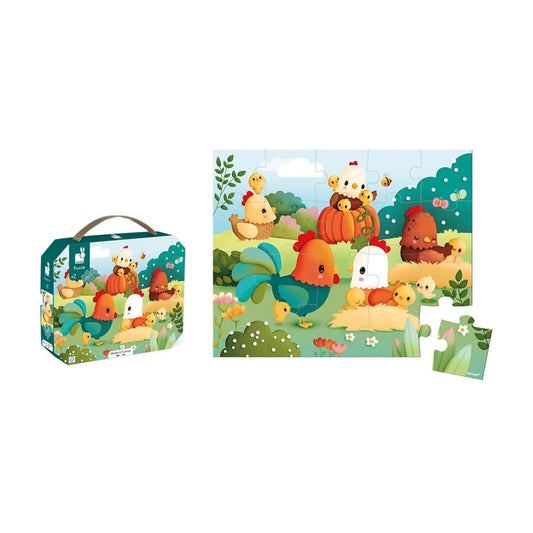 Janod Puzzle Welcome to the Farmyard 20 pcs
