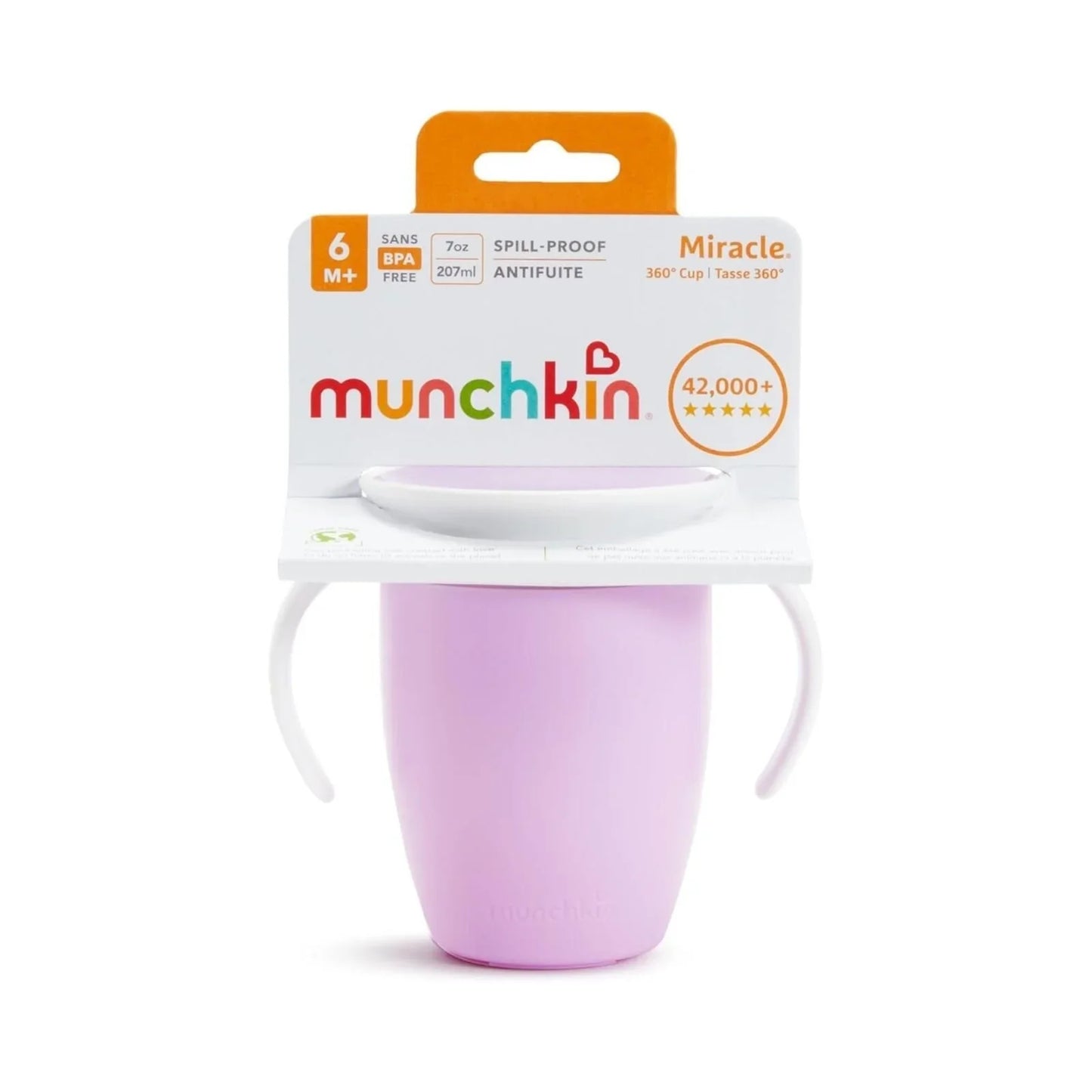 Munchkin Miracle 360 Trainer Cup 6+ months 207ml - Purple
