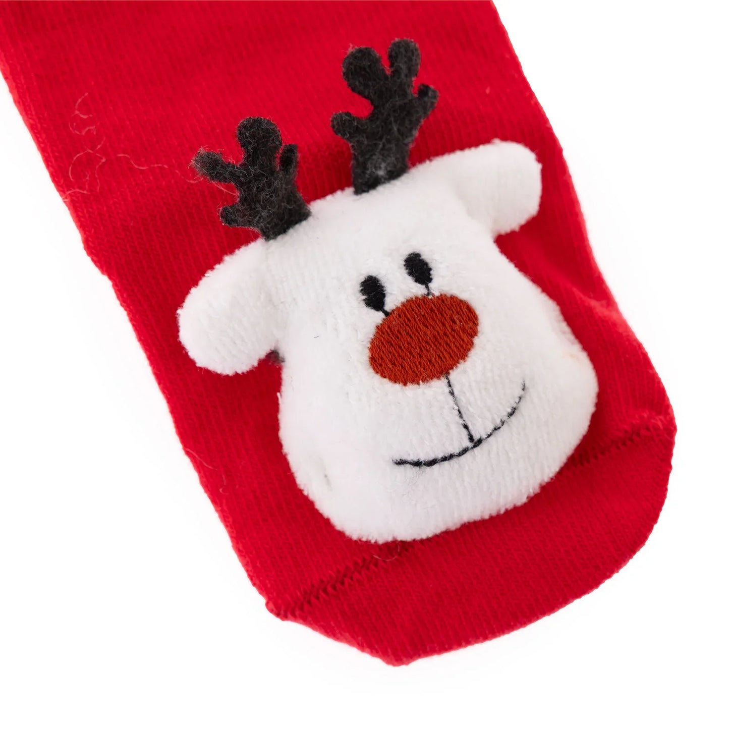 HelloBaby Christmas Baby Girl Socks - Red