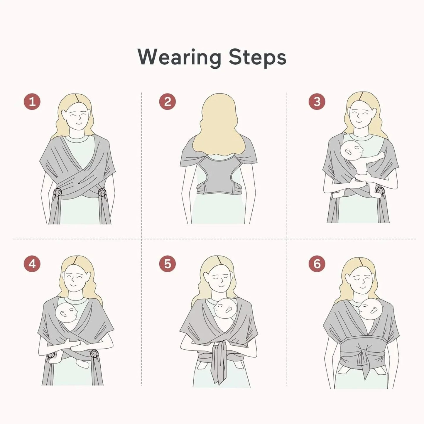 Momcozy Baby Carrier - Gradient Blue