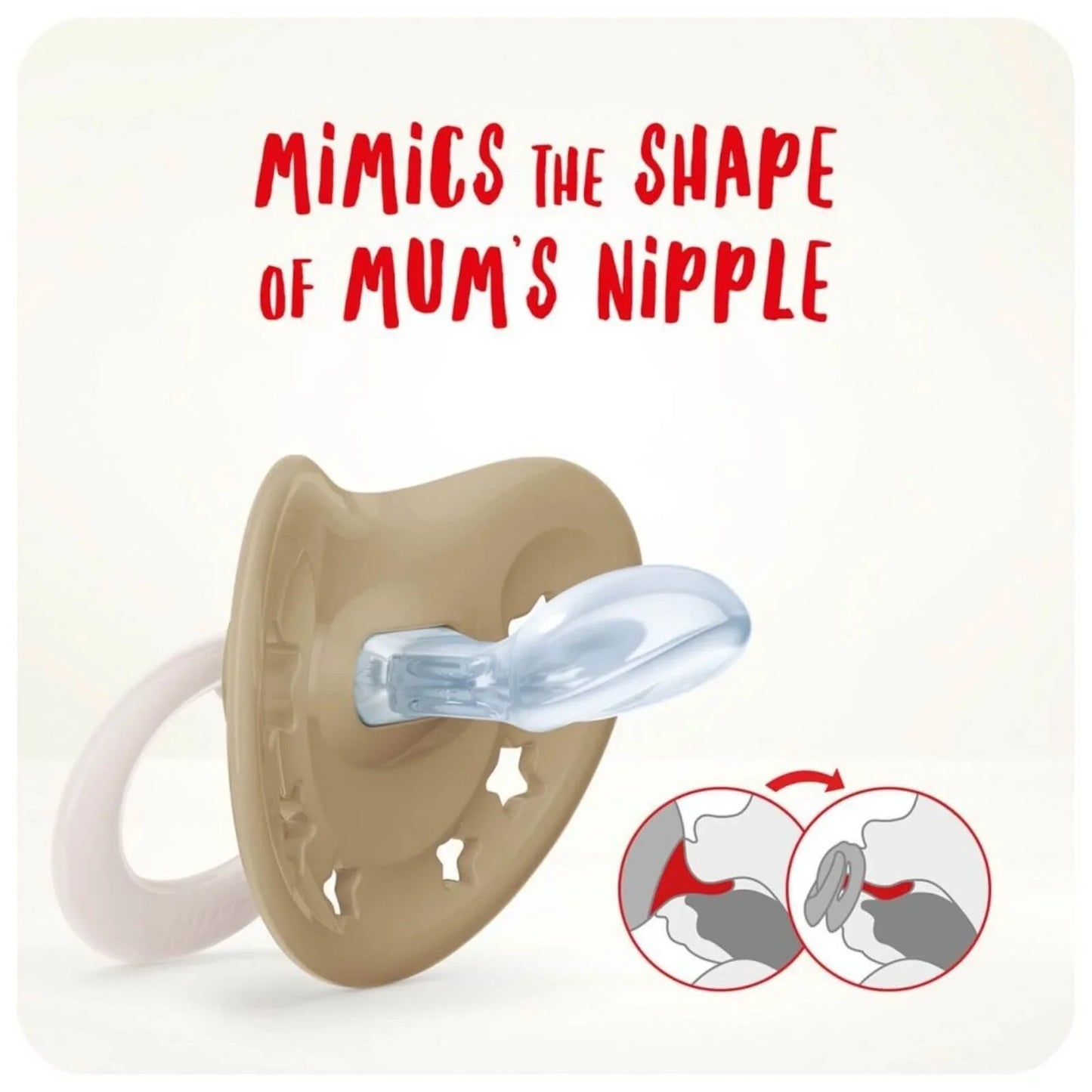 NUK Signature Night Silicone Soothers 0-6 months