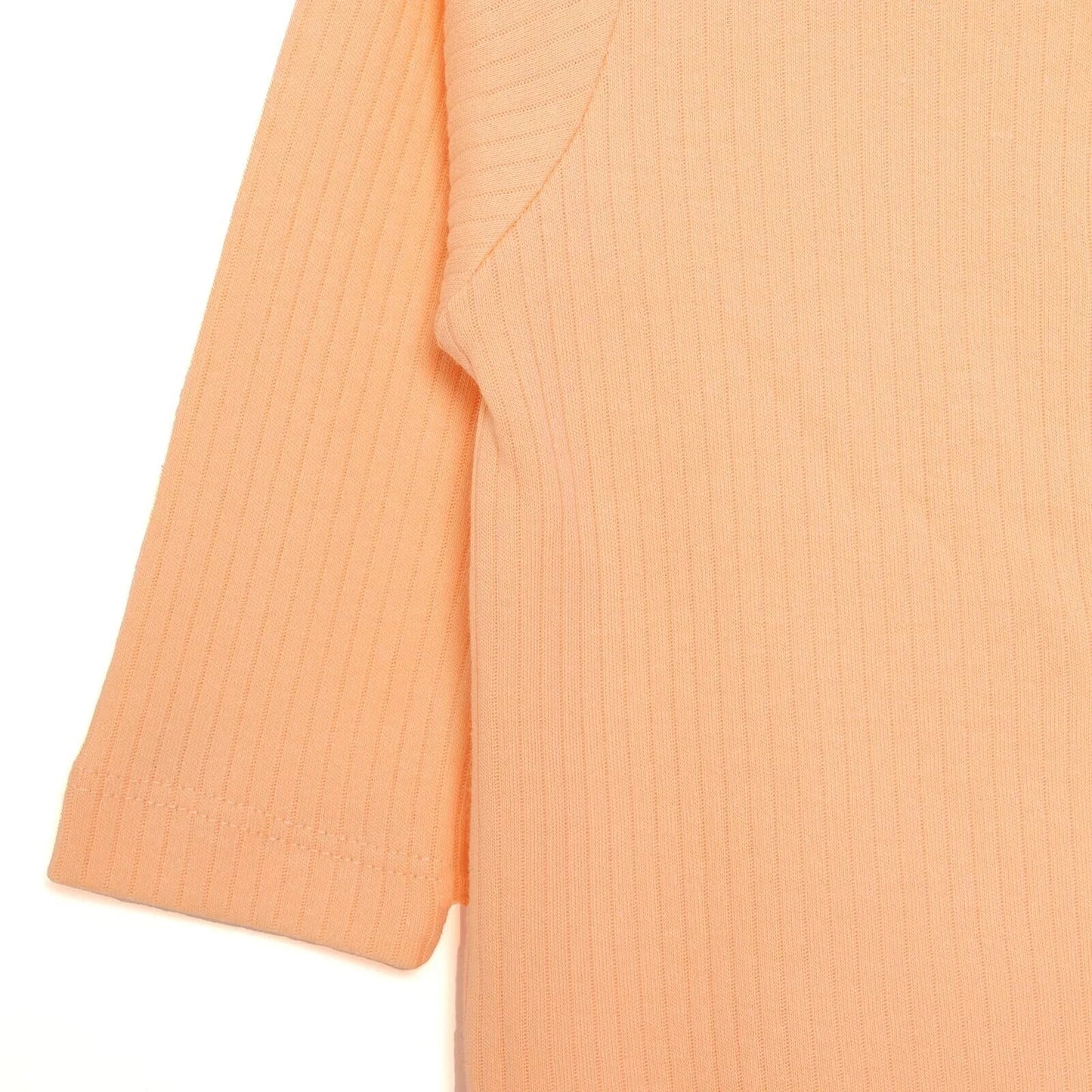 HelloBaby Newborn Girl Footed Jumpsuit - Salmon