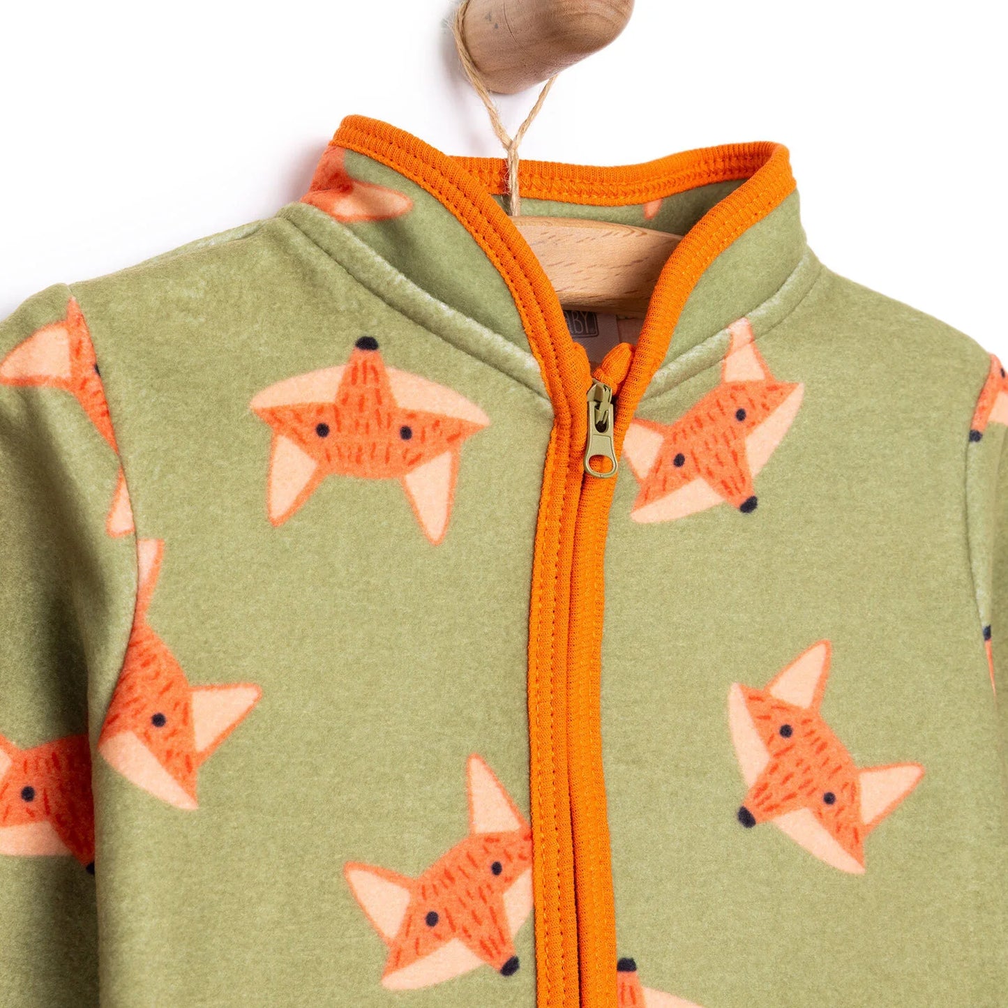 HelloBaby Basic Repeat Printed Fleece Cardigan - Printed