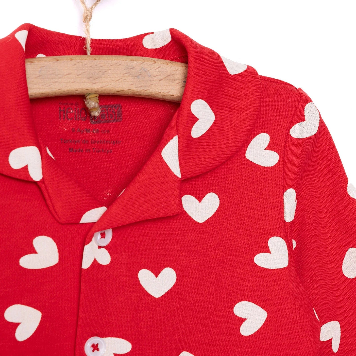 HelloBaby Girl Long Sleeve Pyjamas Set - Red