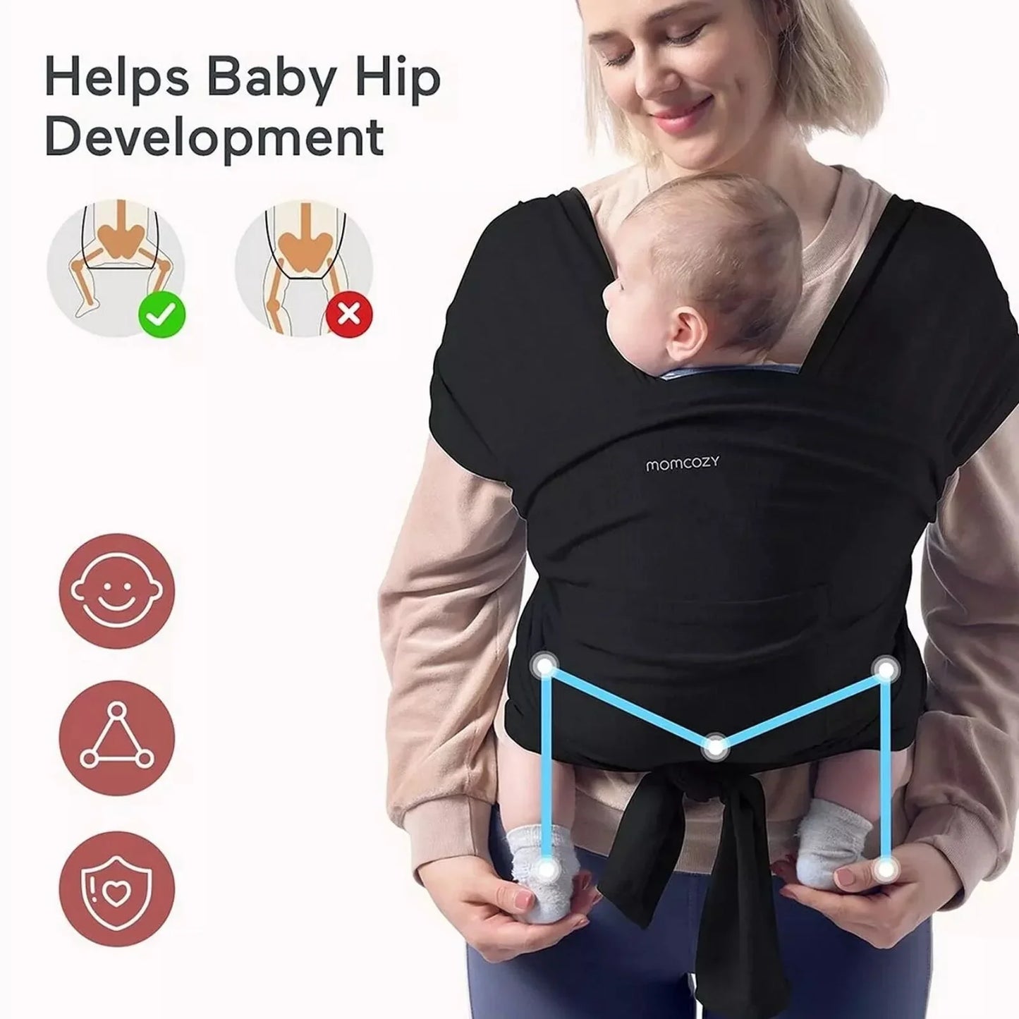 Momcozy Baby Carrier - Black