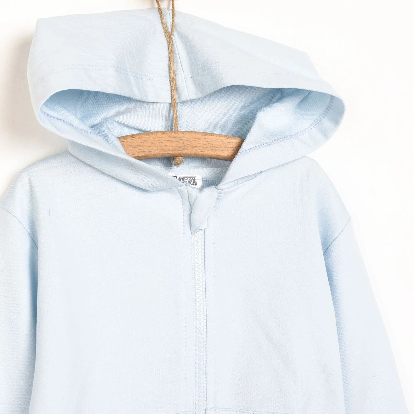 HelloBaby SPACE Boy Hooded Cardigan - Light Blue