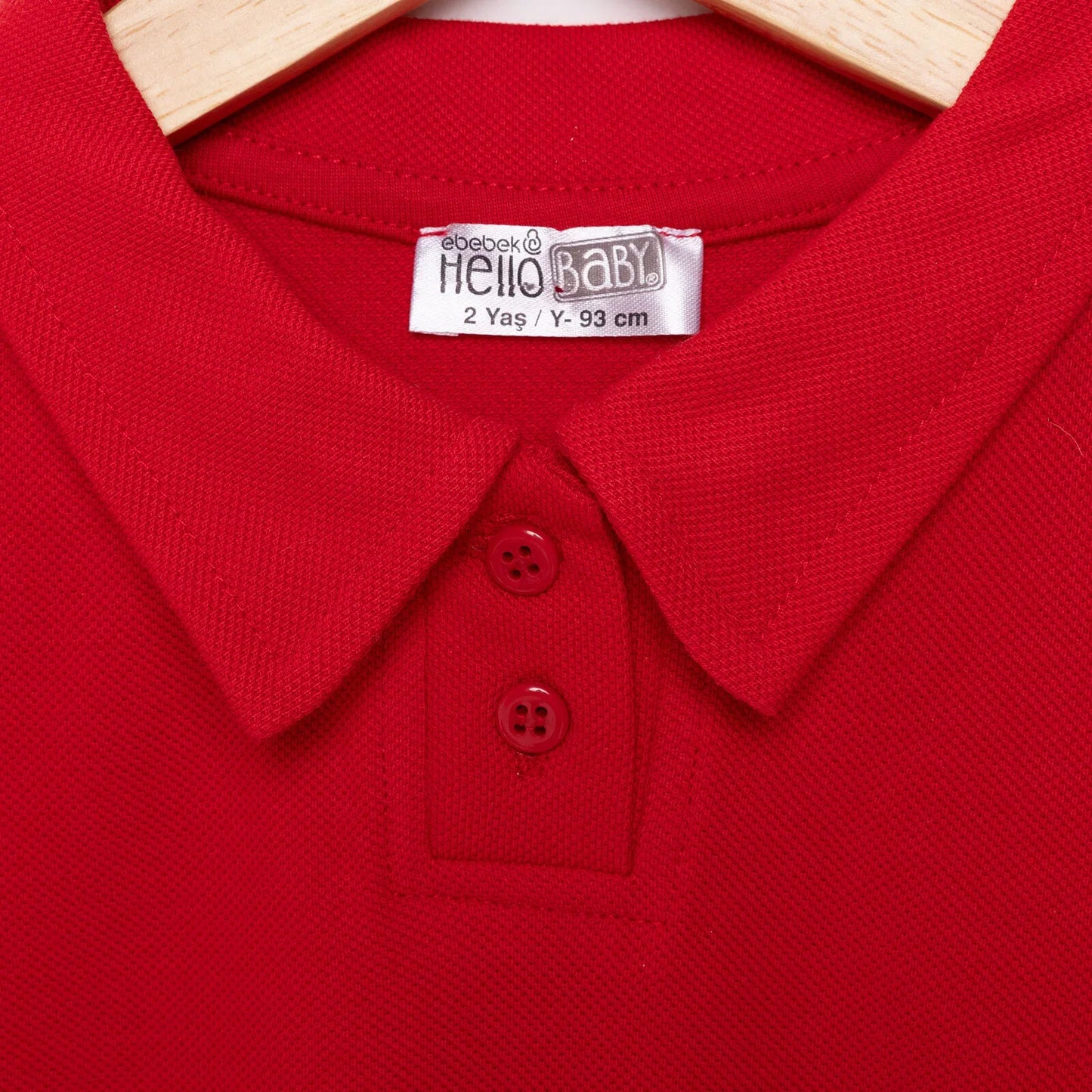 HelloBaby Celebration Unisex Long Sleeve Bodysuit - Red