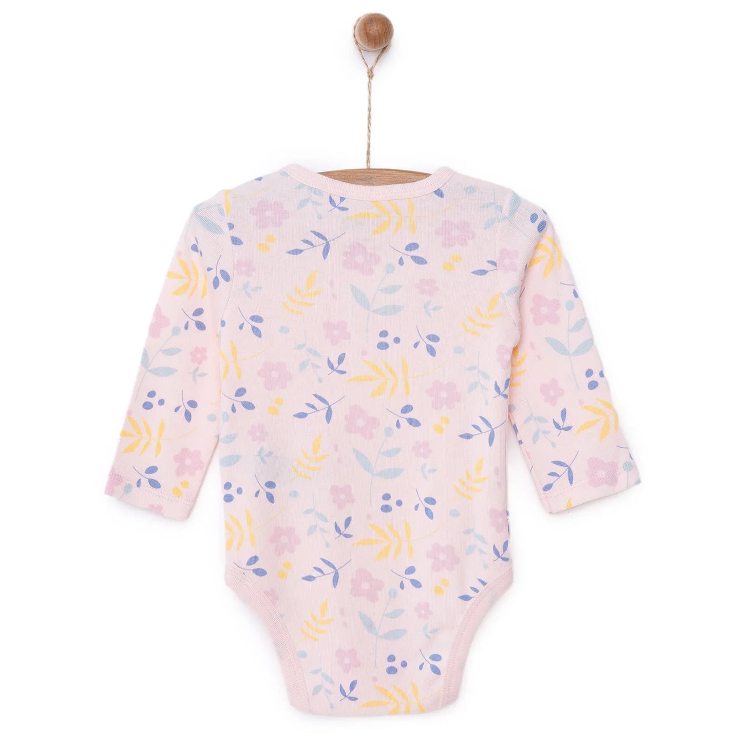 HelloBaby Girl Long Sleeve Bodysuit - Light Pink