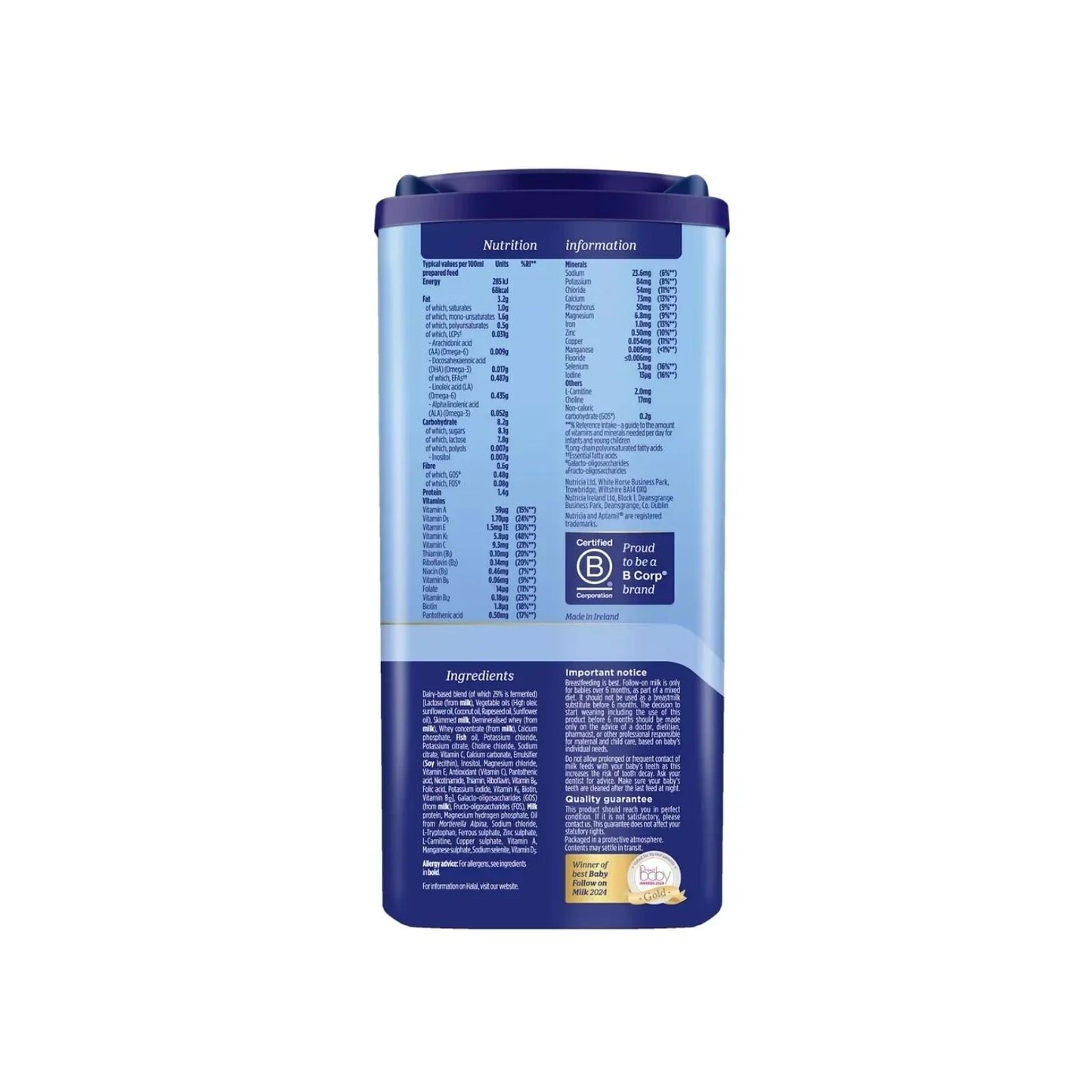 Aptamil 2 Follow On Milk Formula 6-12 months 800g