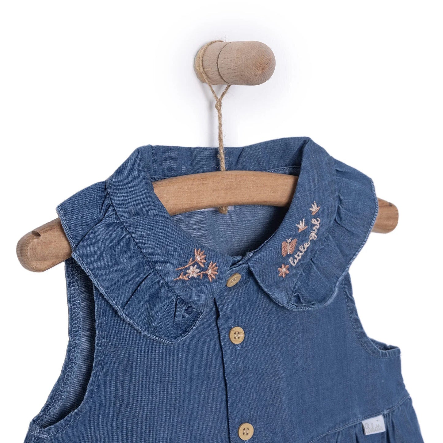 Bebetto Ponpon Team Girl Dress - Indigo