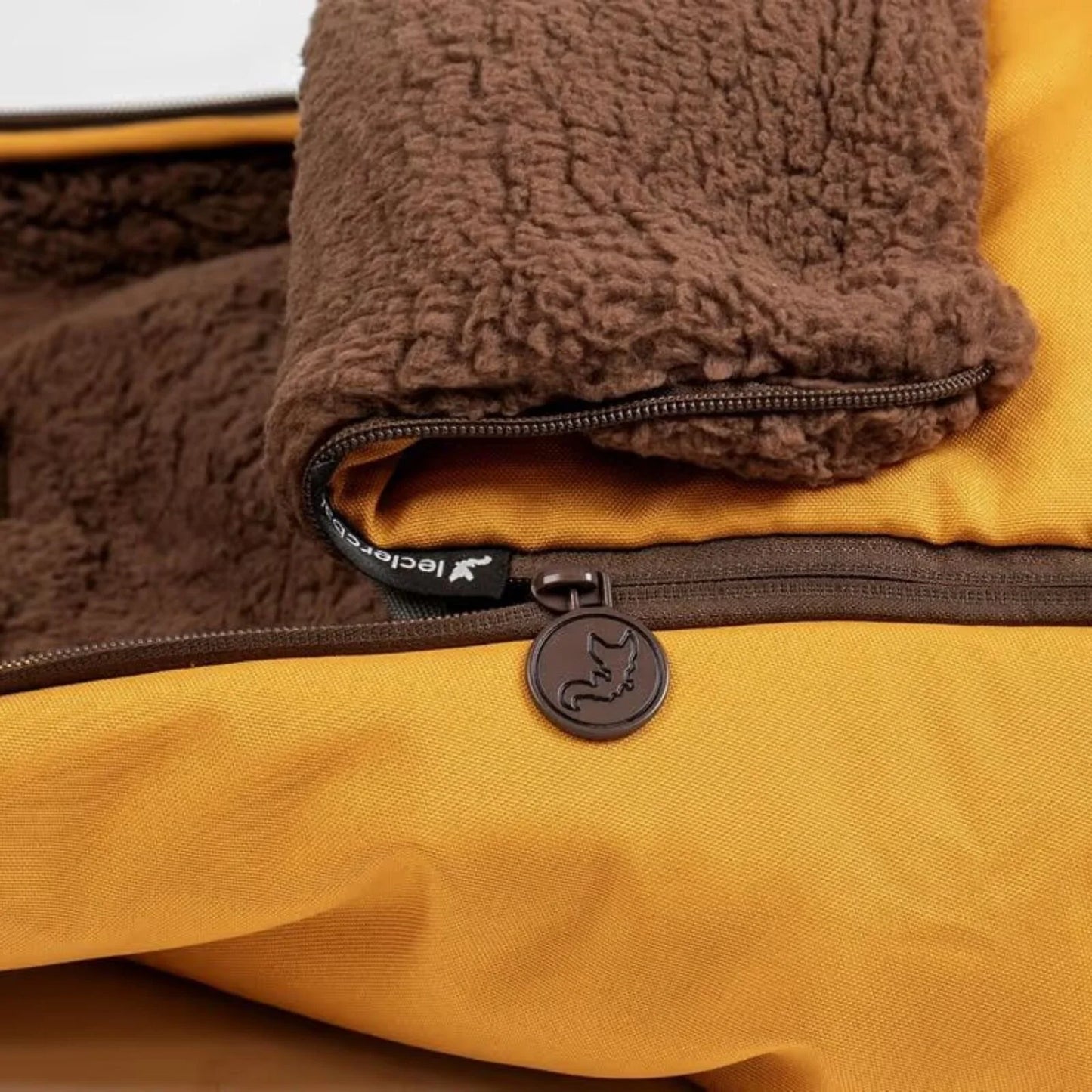 Leclerc Baby Influencer Air Footmuff Teddy - Golden Mustard