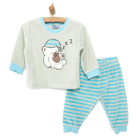 HelloBaby Velvet Pyjamas Set