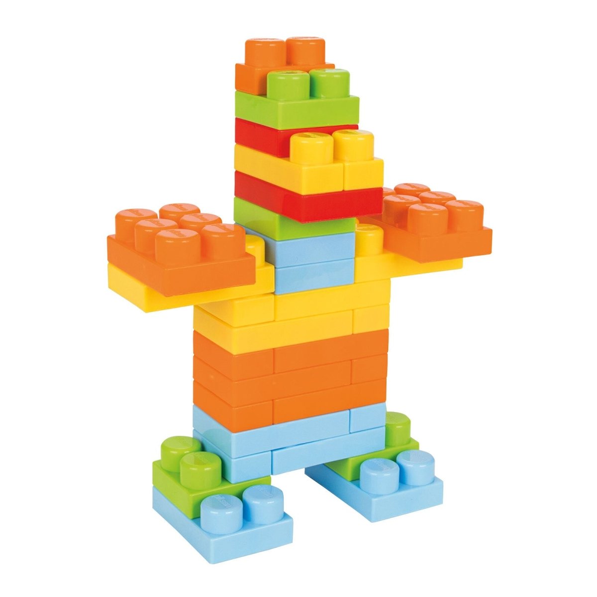 Pilsan Accessory Master Blocks with Basket (128 Pieces)