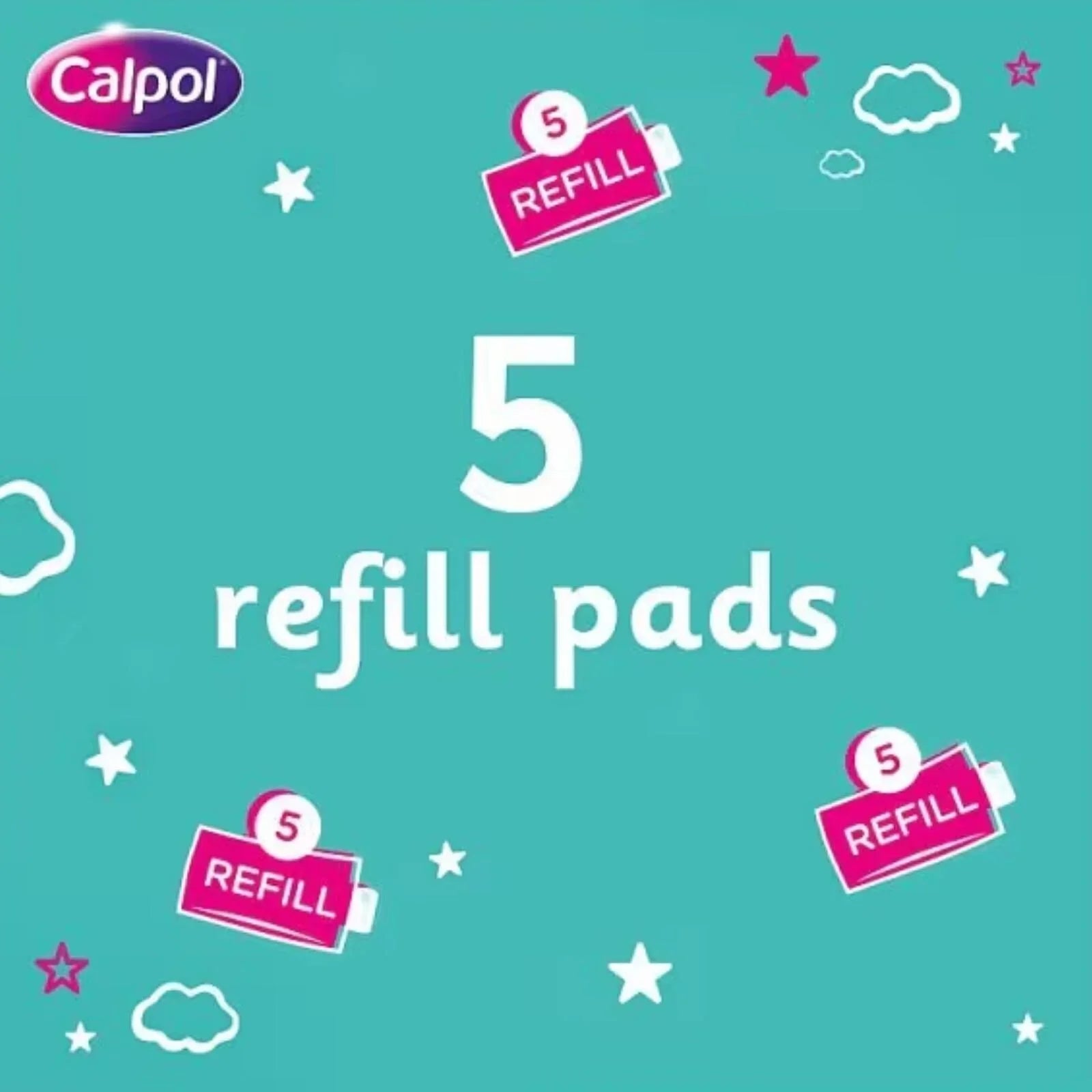 Calpol Vapour Plug Lavender and Chamomile 5 Refill Pads