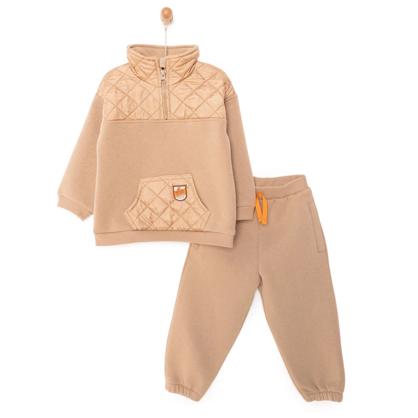 HelloBaby Forest Camp Boy Jogging Set - Ecru