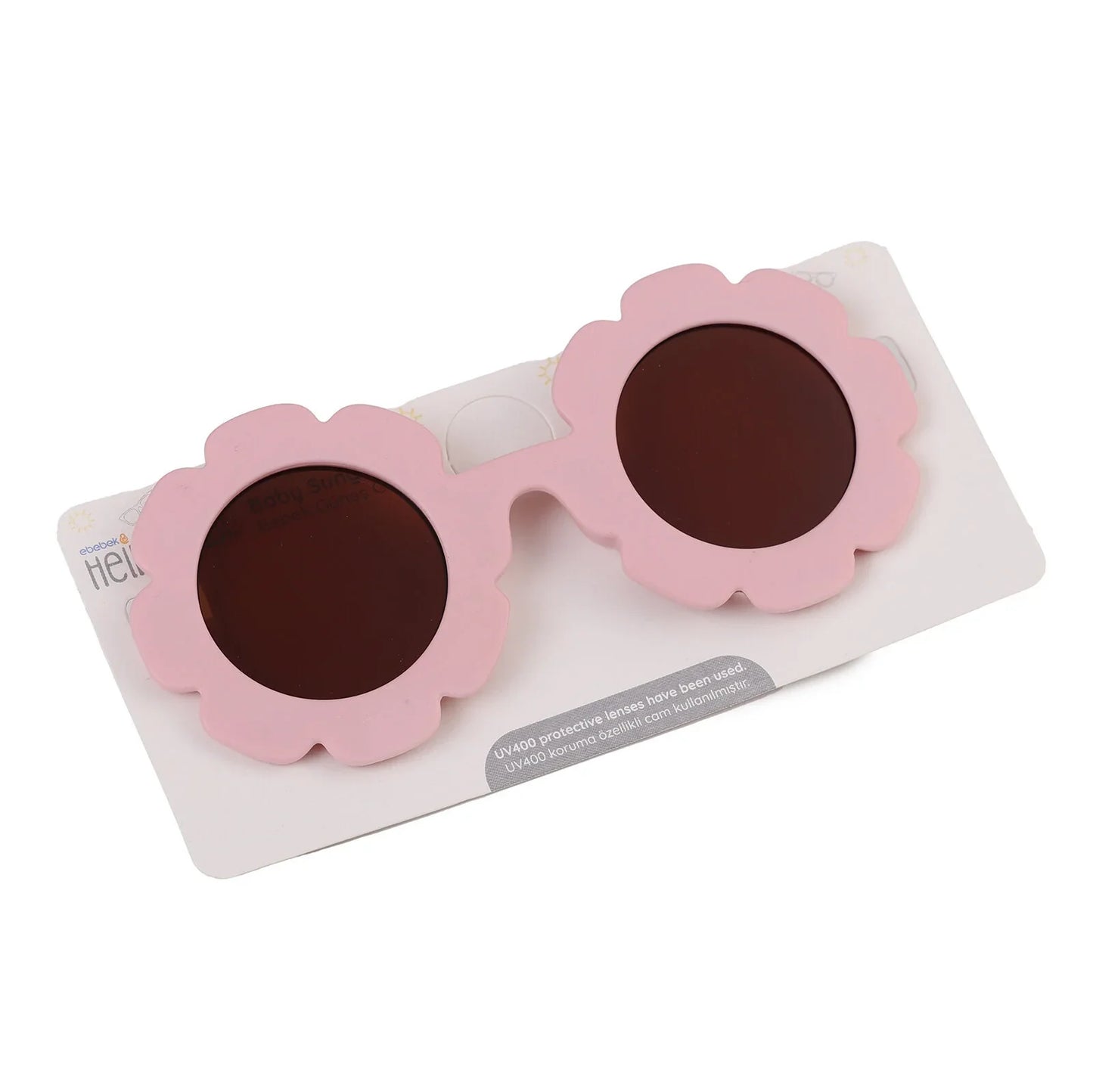 HelloBaby Flower Frame Sunglasses - Light Pink