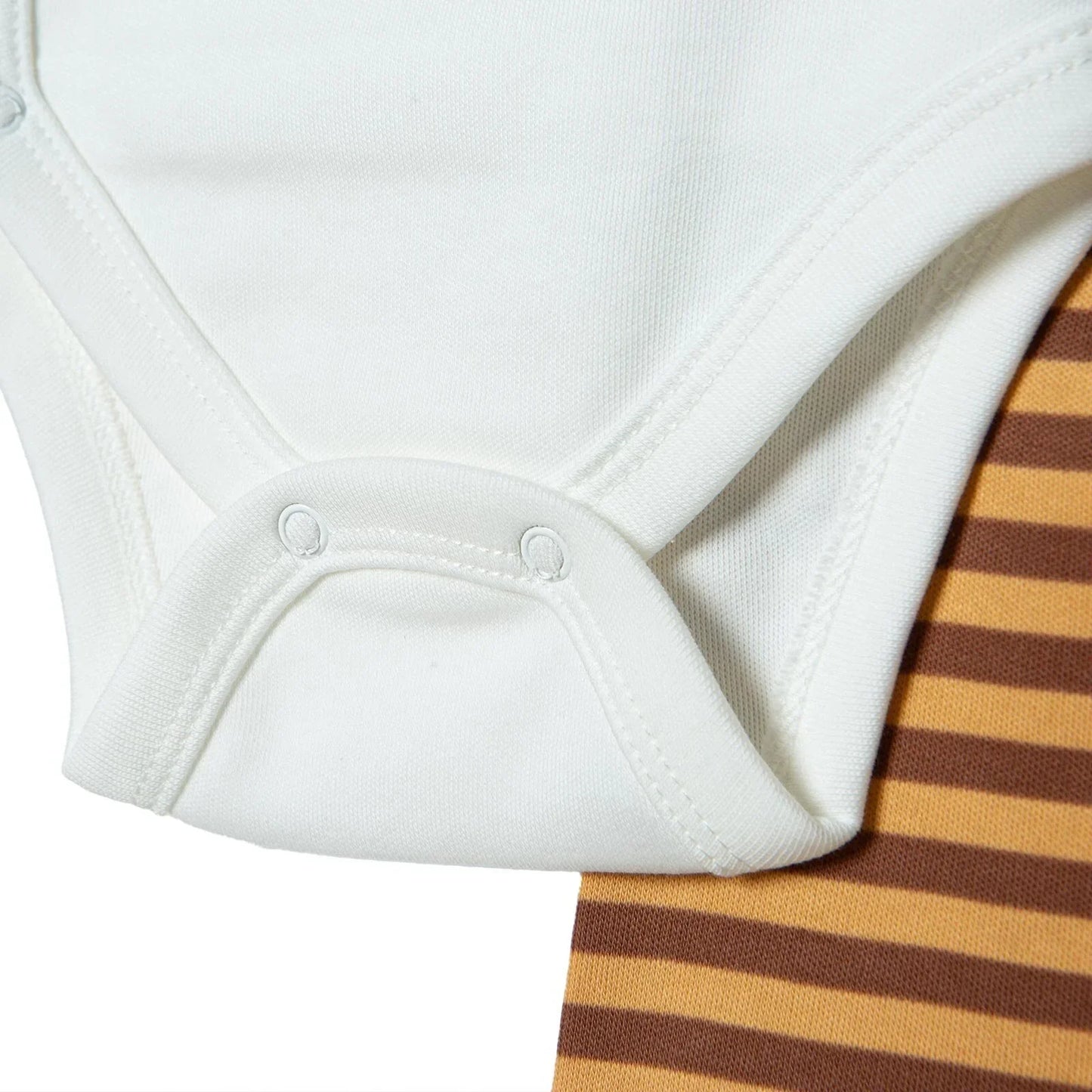 HelloBaby Newborn Body-Footed Bottom - Ecru