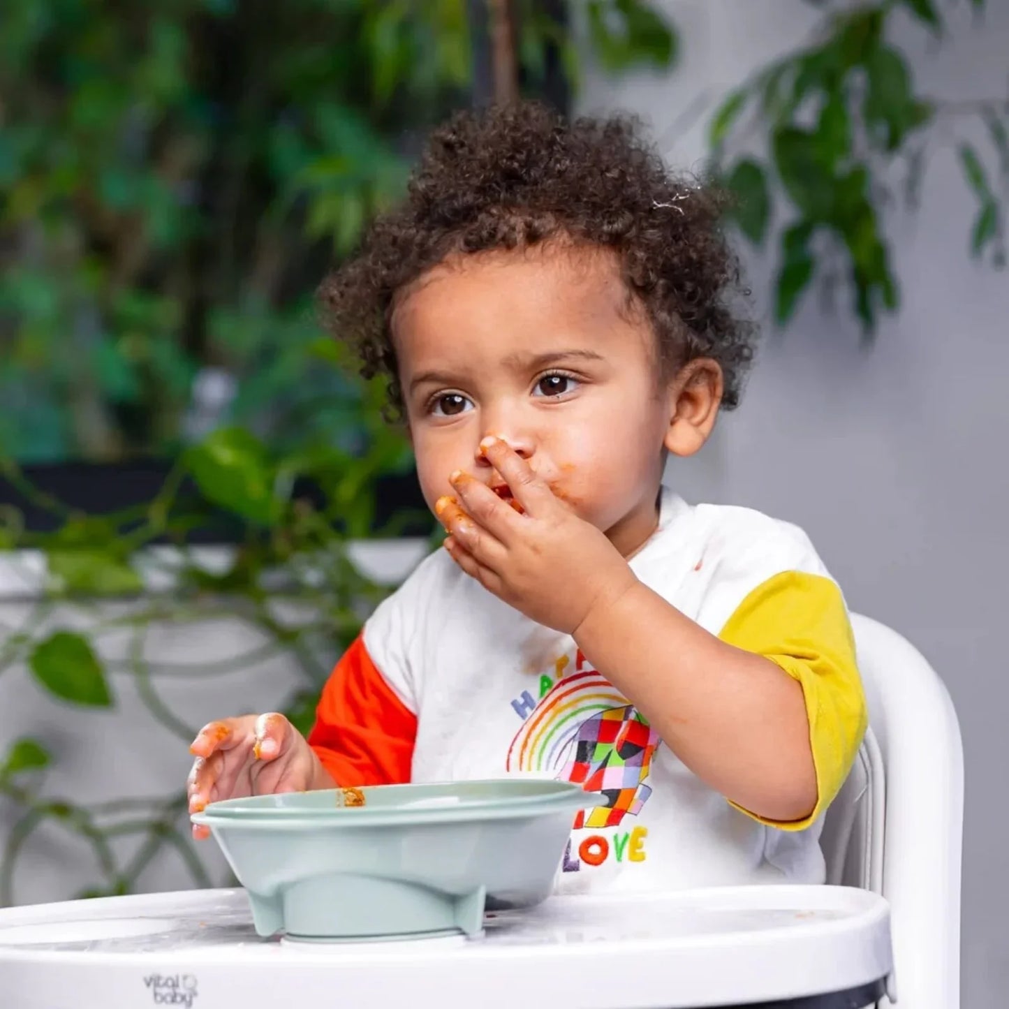 Vital Baby Nourish Power Suction Bowl- Natural Grape