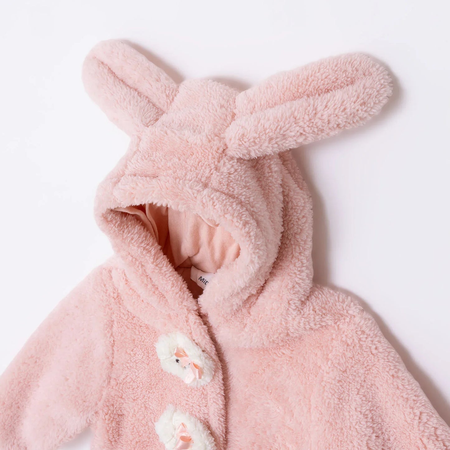 Midimod Newborn Welsoft Footless Jumpsuit - Pink