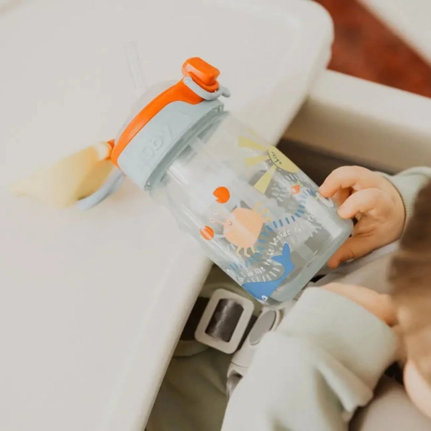 Nuby Super Straw Water Bottle 360ml