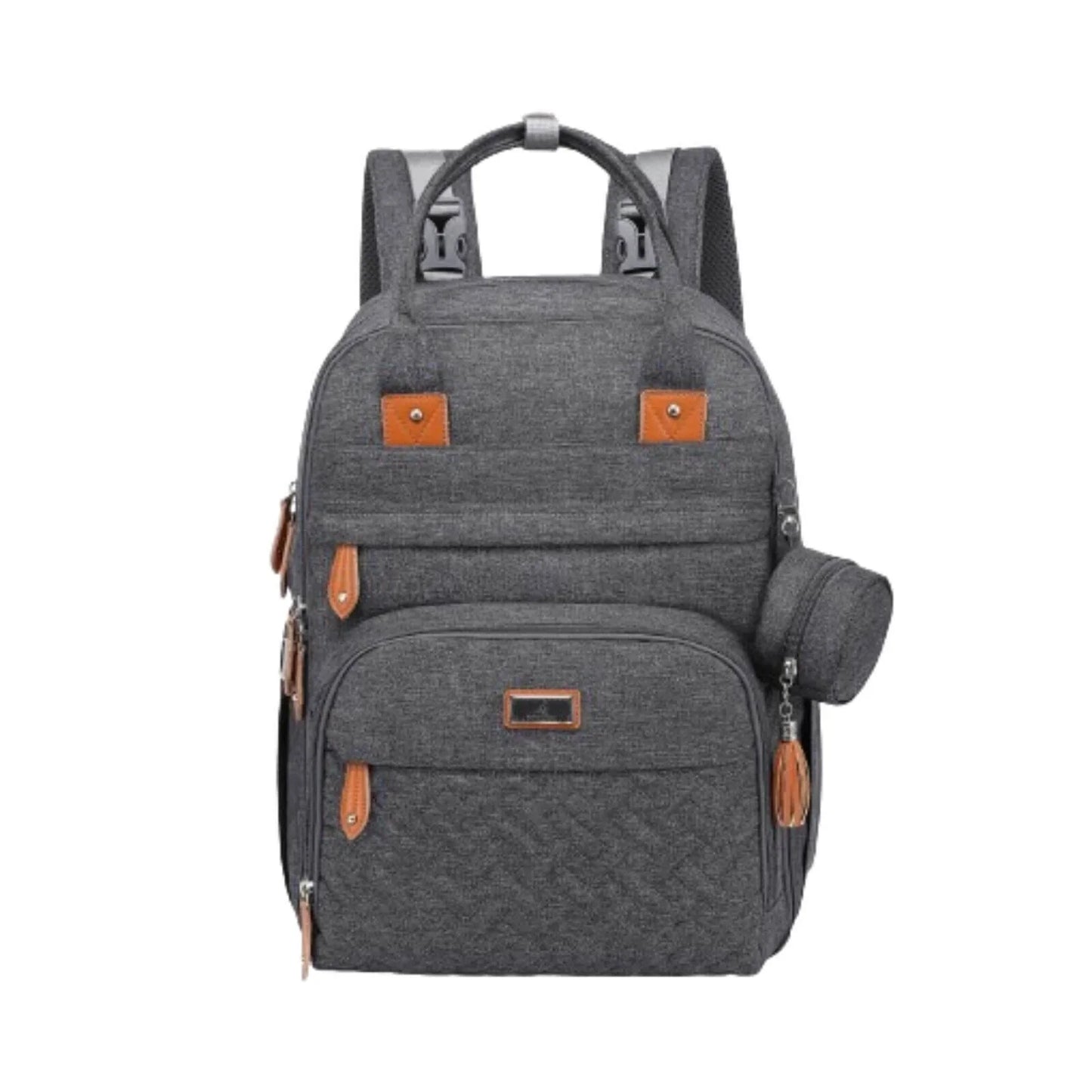 BabbleRoo Original Nappy Backpack - Dark Grey
