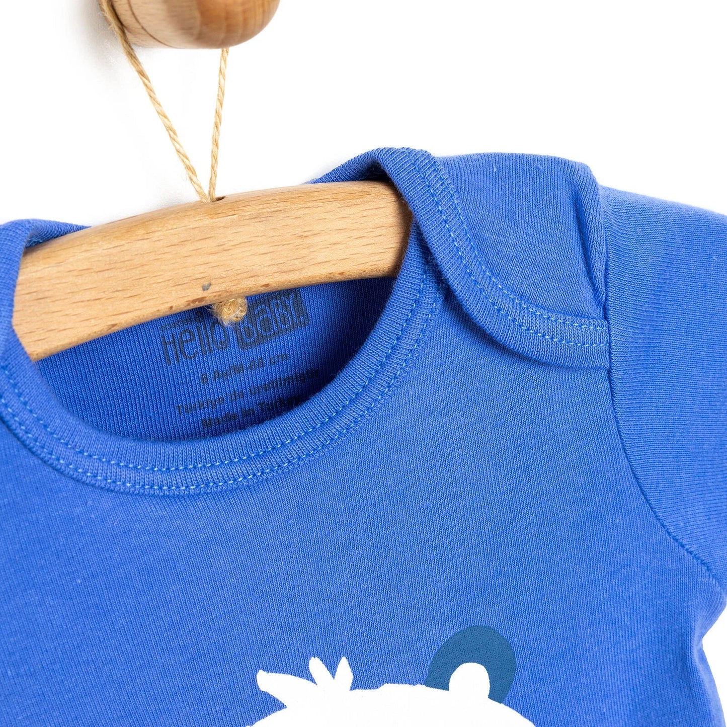 HelloBaby Short Sleeve Bodysuit - Dark Blue