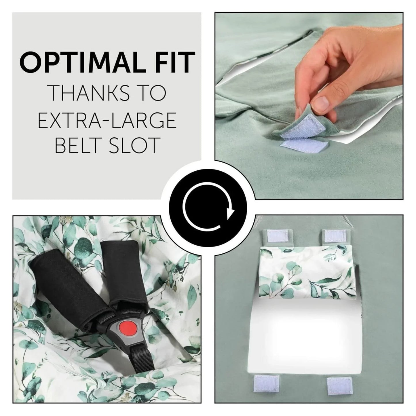 Hauck Snuggle N Dream Blanket - Leaves Mint