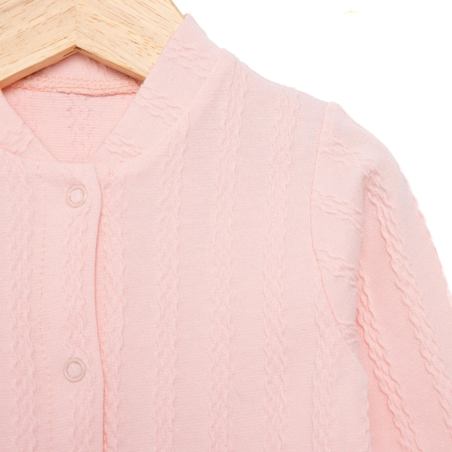 Bebbek Girl Footed Jumpsuit - Powder