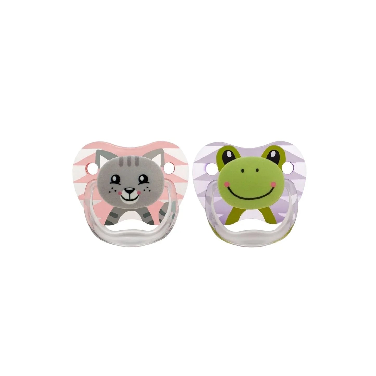 Dr. Brown's Prevent Soothers Animal Faces 0-6 months Assorted - Pink