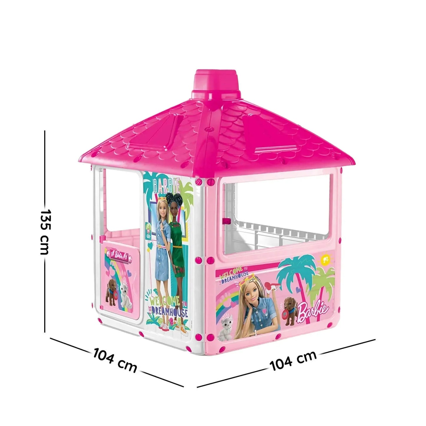 Outlet - Dolu Barbie Play House 135x104x104cm