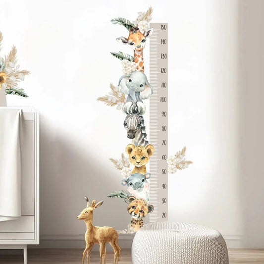Live Vida Baby Safari Height Chart Sticker